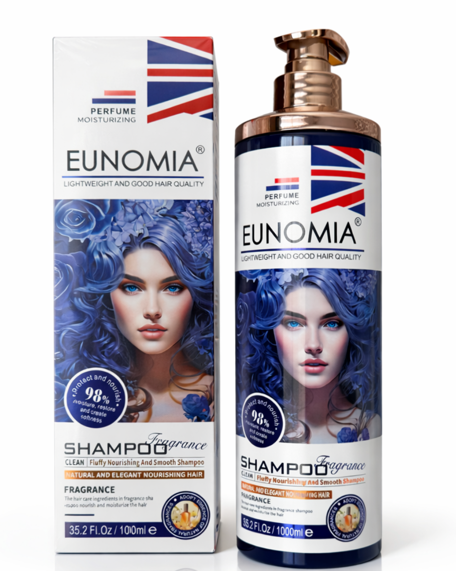 EUNOMIA Perfume Flower Essence šampūns bez parabēniem un sulfātiem, 1000 ml