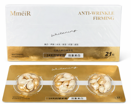 Seruma kapsulas ar balinošu un pretgrumbu efektu, 21 kapsula