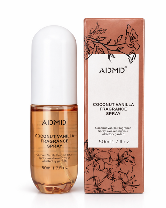 AIDMID Coconut Vanilla parfumēts matu sprejs – saldam aromātam un matu atsvaidzināšanai