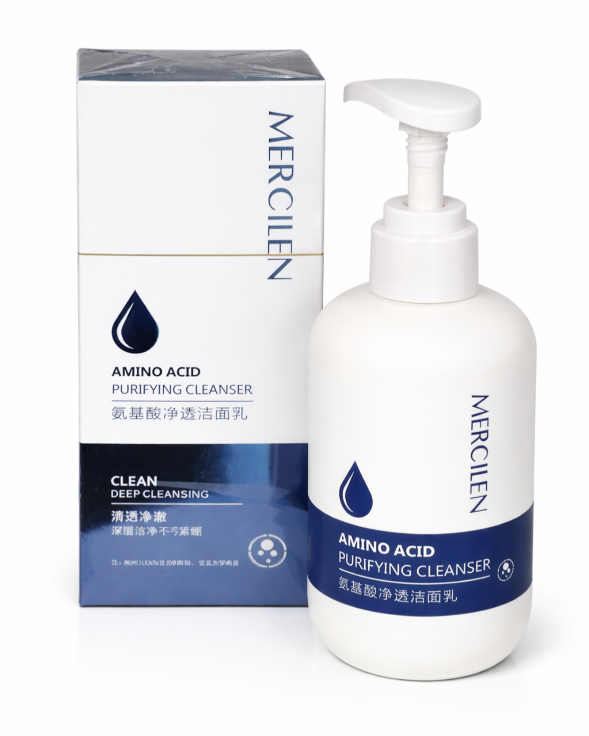 Attīrošs sejas līdzeklis ar aminoskābēm dziļai un saudzīgai attīrīšanai