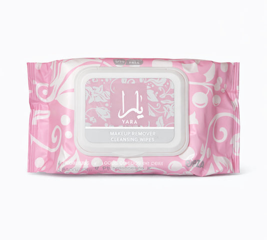 YARA parfimētās mitrās salvetes kosmētikas noņemšanai